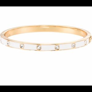 Kate Spade white/gold bracelet.